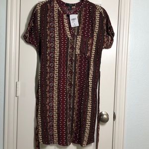 F21: Boho Patterned Dress